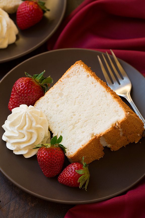 Angel Food Cake with Vanilla Bean