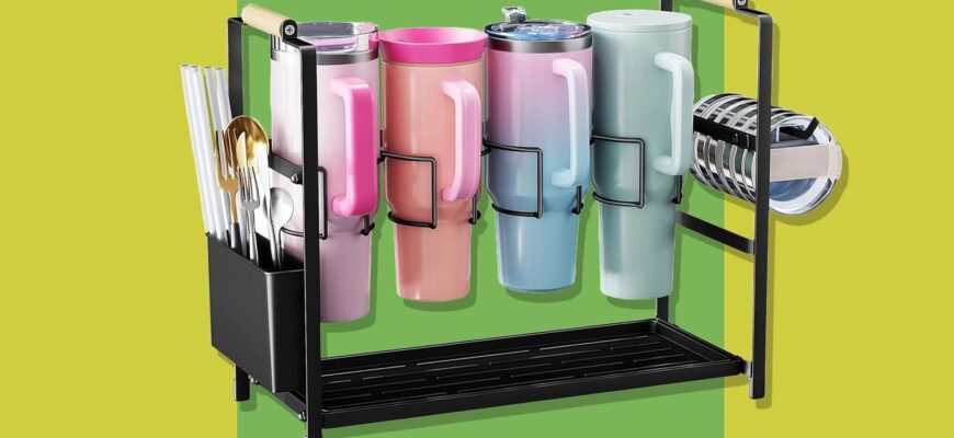 Save Space and Reduce Clutter with These Stanley Tumbler Storage Solutions