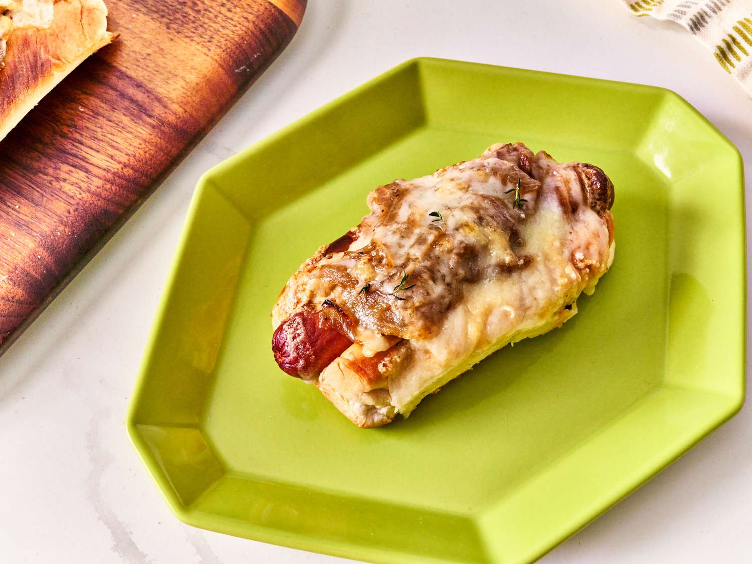 French Onion Hotdogs