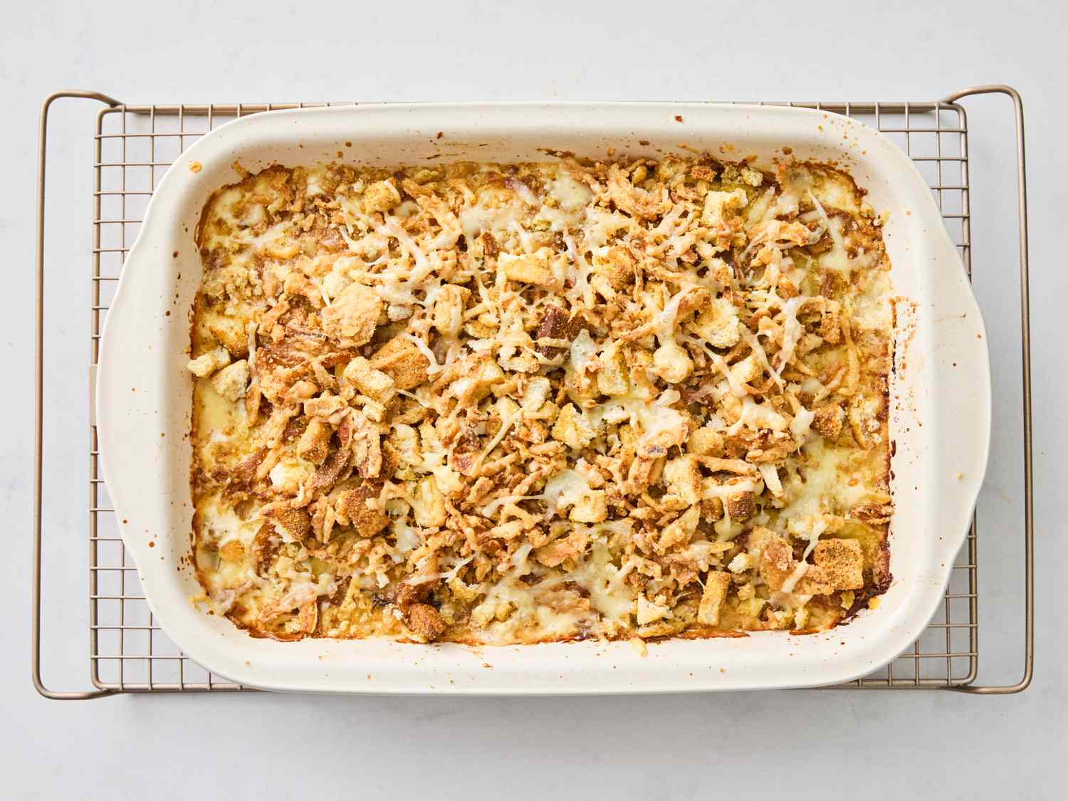 French Onion Potato Gratin