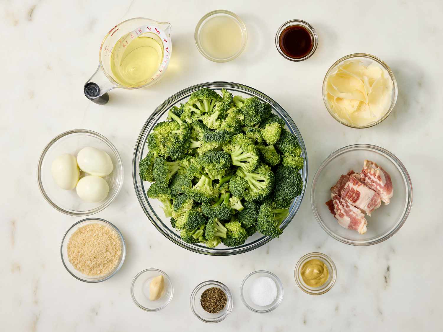 Warm Broccoli Caesar Salad