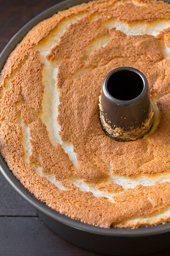 Angel Food Cake with Vanilla Bean