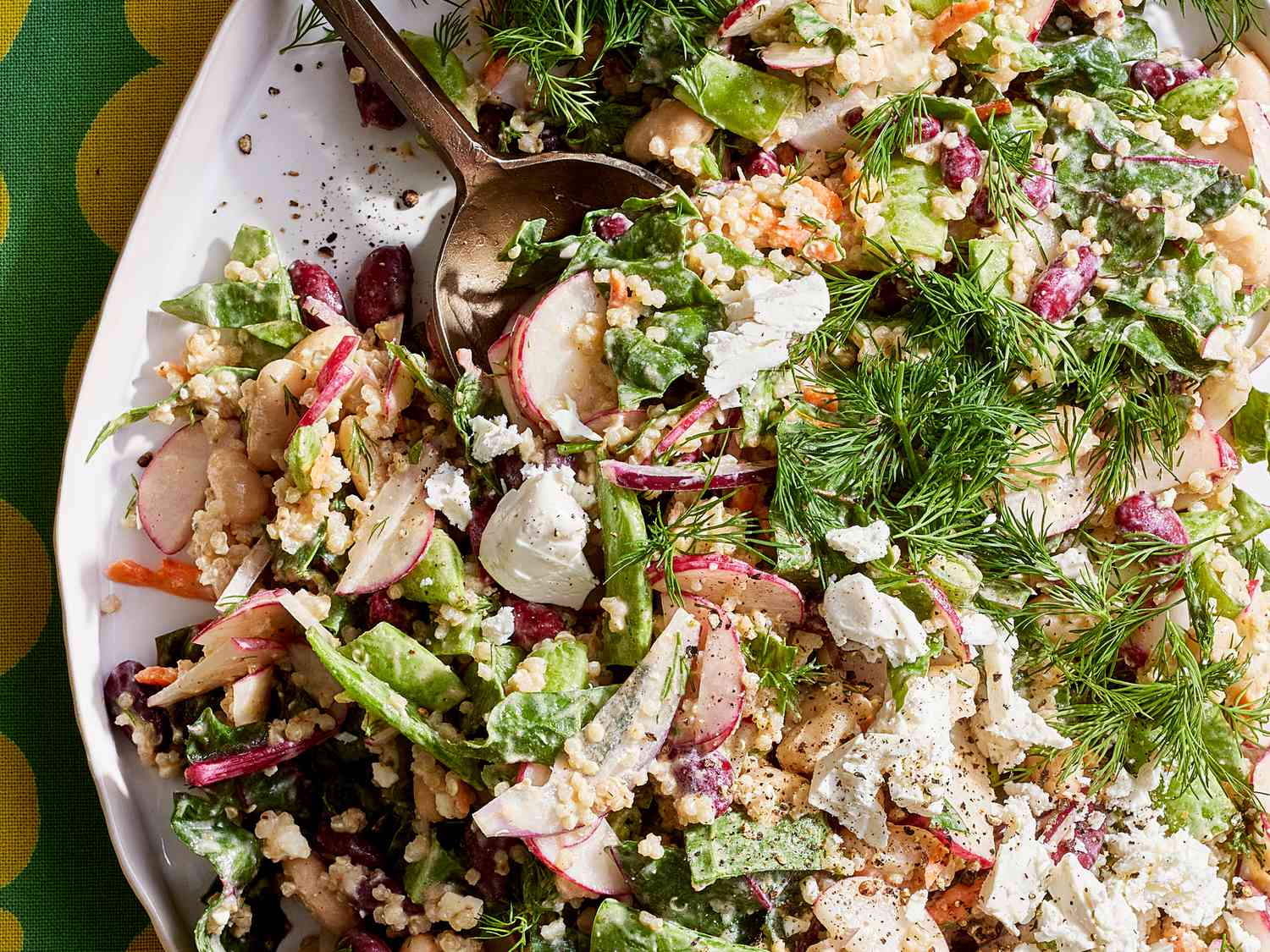 Crunchy Radish and Two-Bean Salad