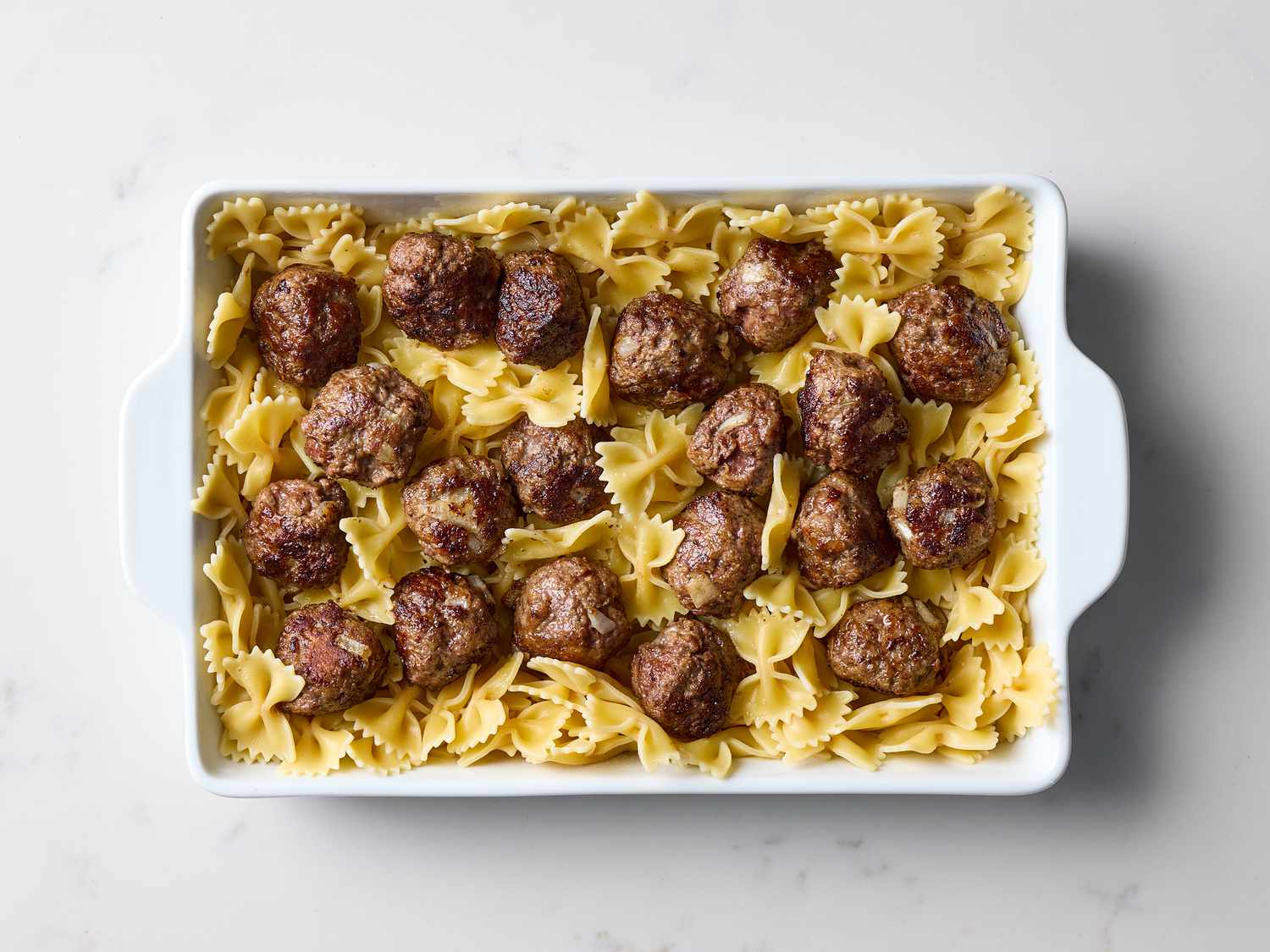 Swedish Meatball Pasta Bake