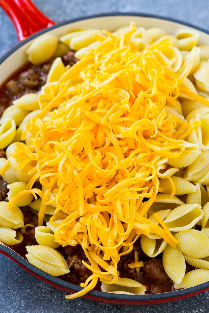 Cheeseburger Pasta