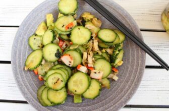 California Roll Cucumber Salad