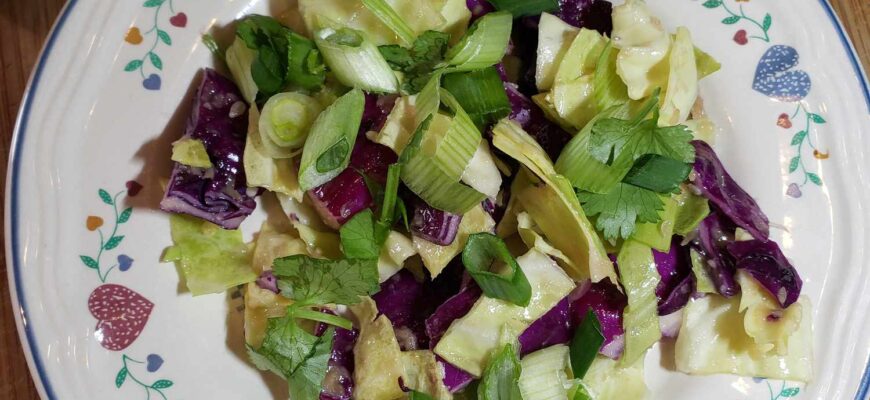 Ginger Sesame Cabbage