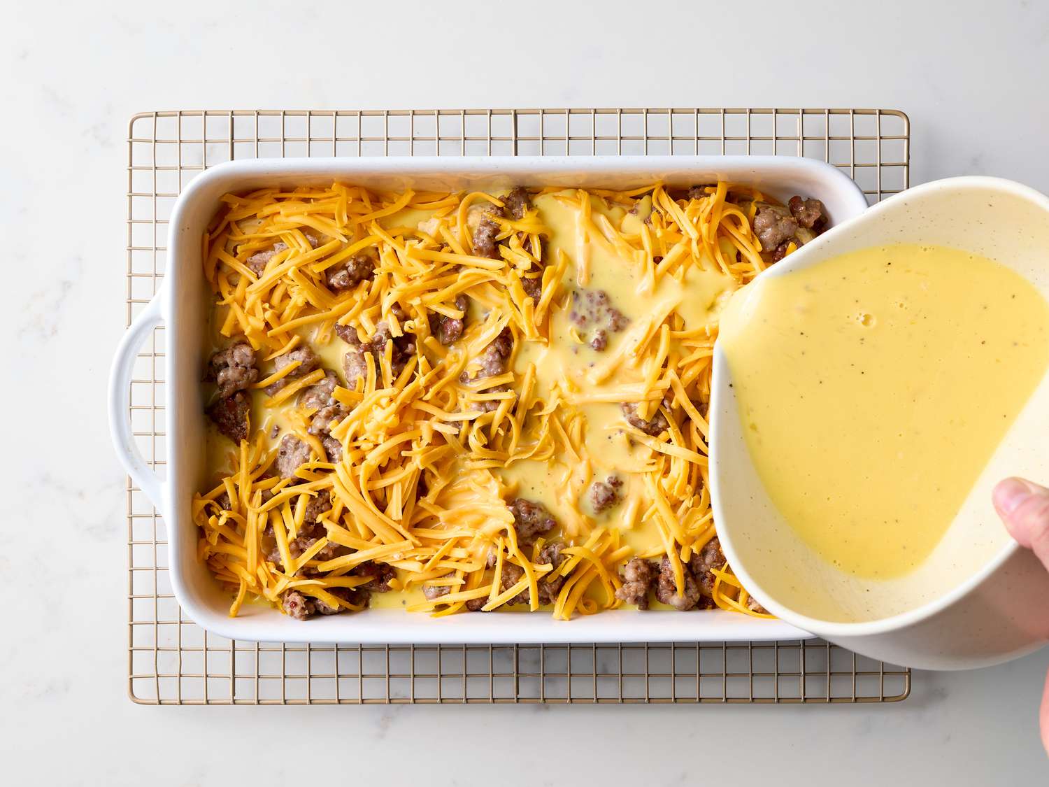 Sausage, Egg, and Cheese Biscuit Casserole