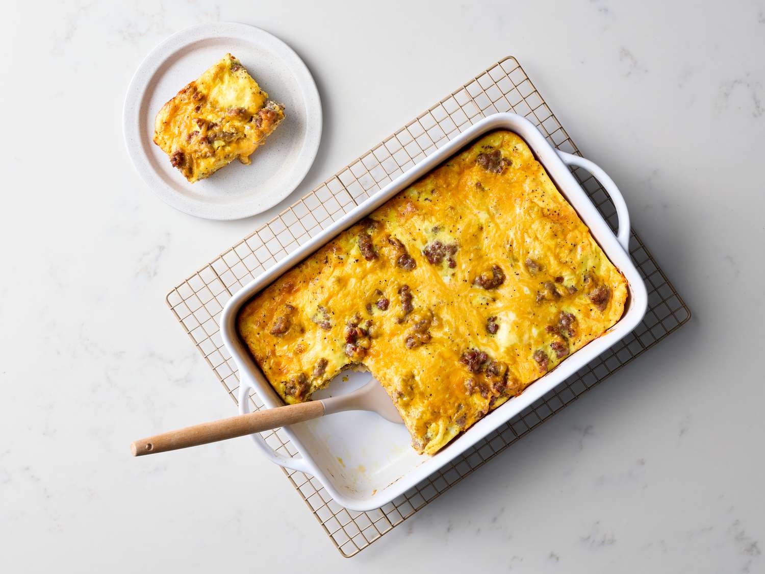 Sausage, Egg, and Cheese Biscuit Casserole