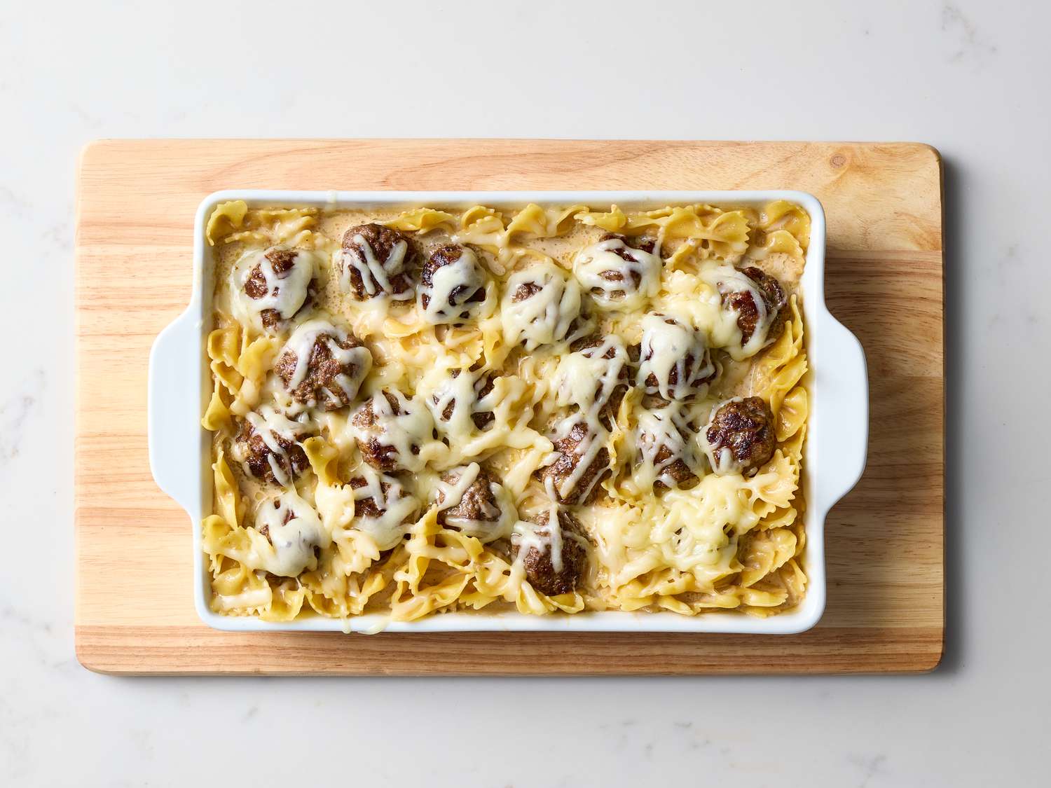 Swedish Meatball Pasta Bake