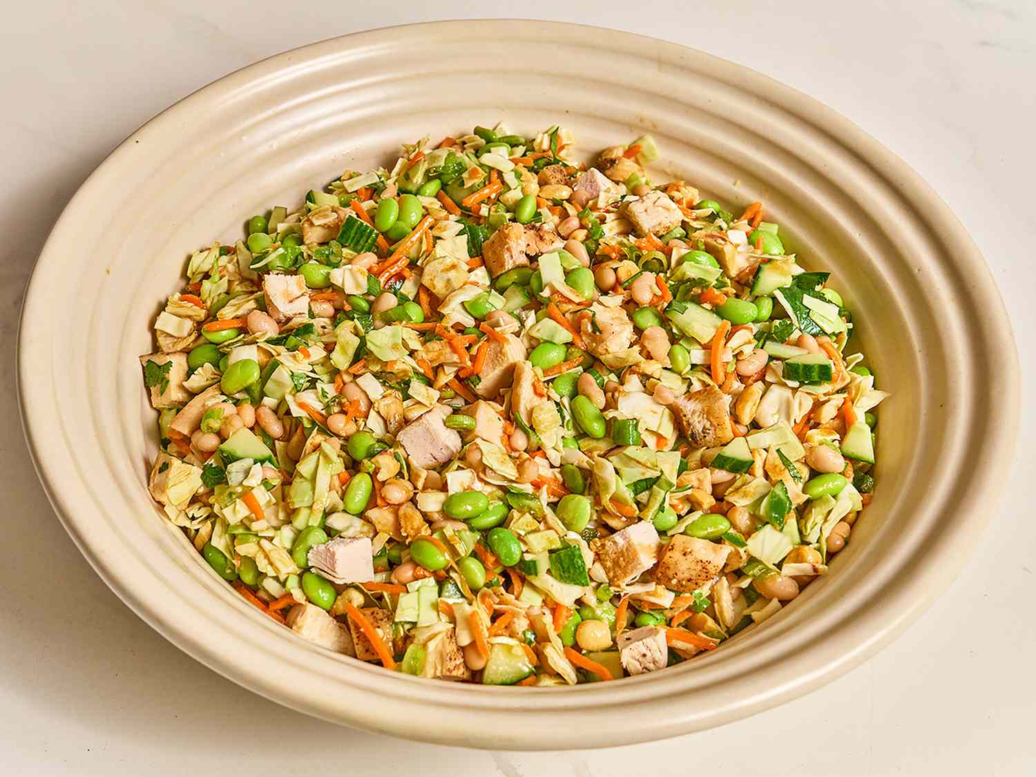 Thai Chopped Chicken Bean Salad