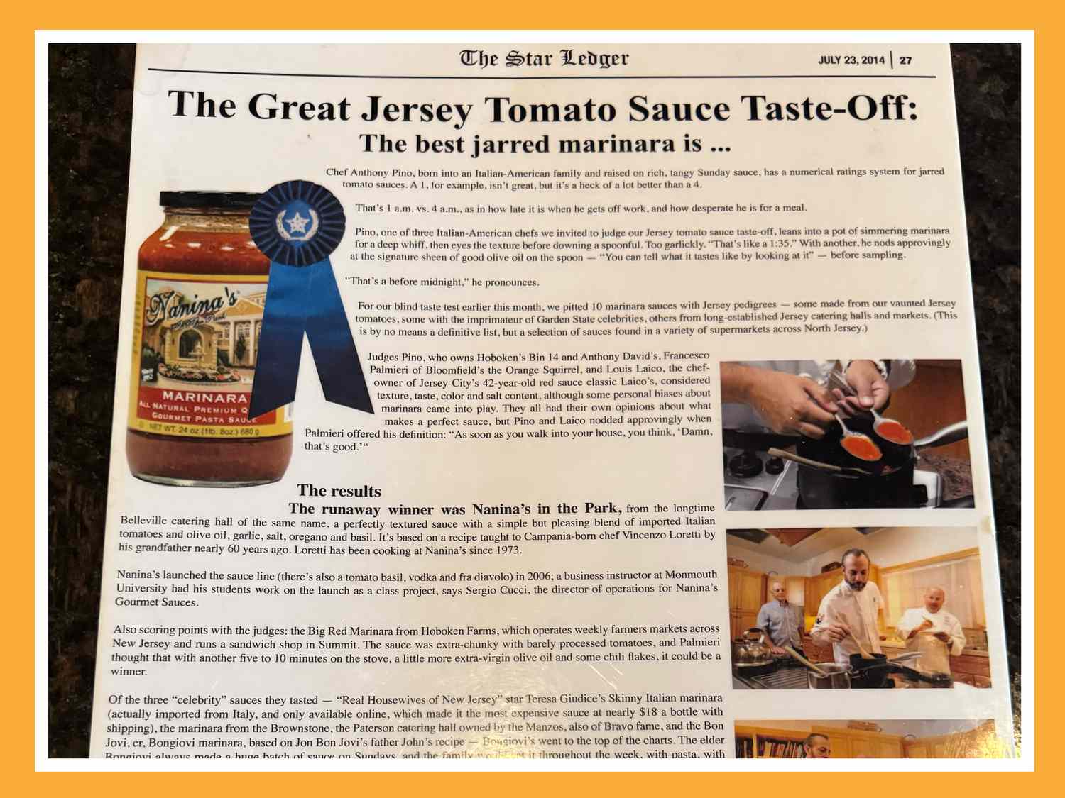 Meet the 83-Year-Old Chef Behind This Award-Winning Jarred Marinara Sauce