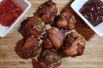 Bacon Wrapped Cheeseburger Bites