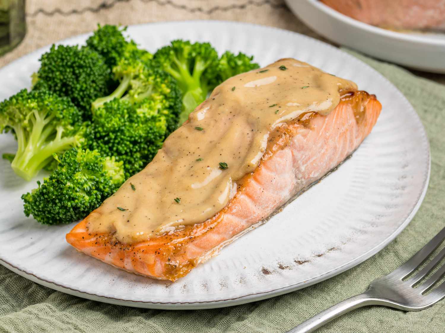 Air Fryer Honey Mustard Salmon