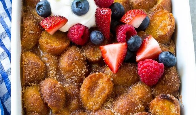 Donut Bread Pudding