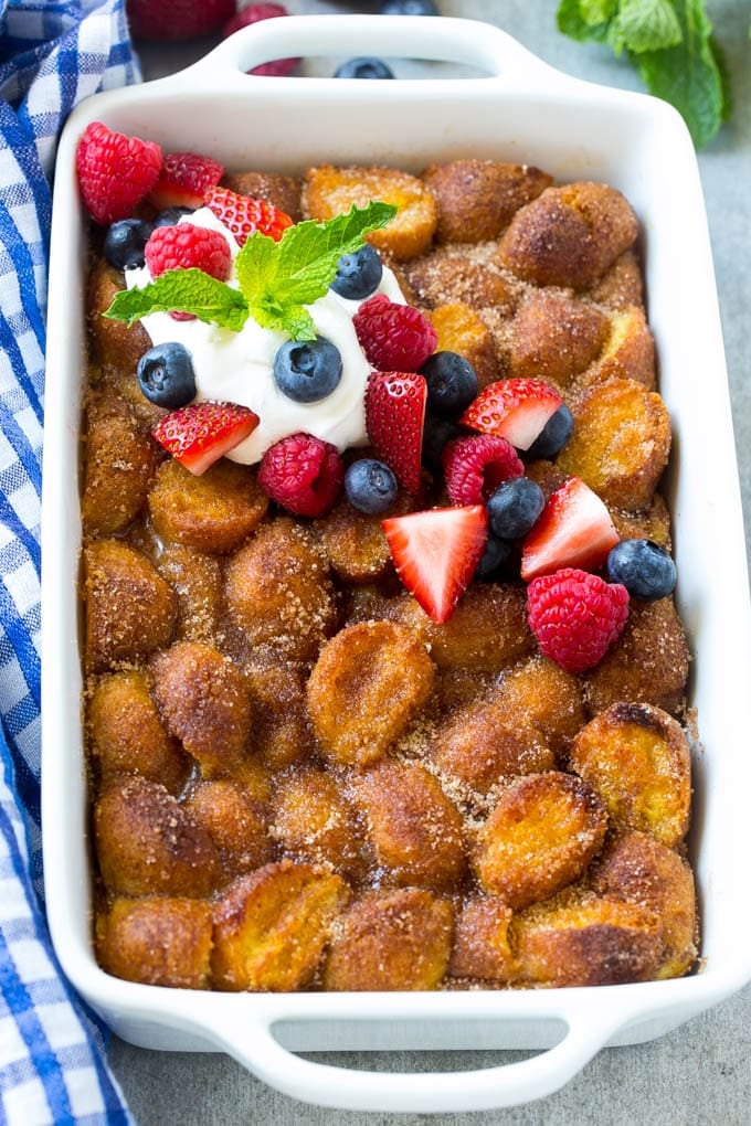 Donut Bread Pudding