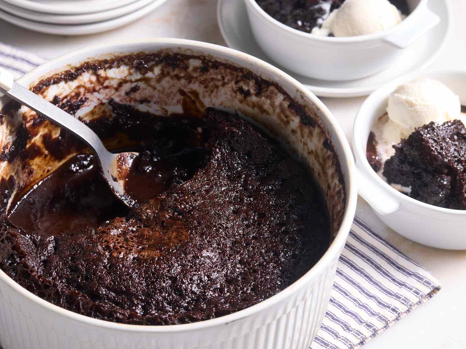 Microwave Chocolate Pudding Cake