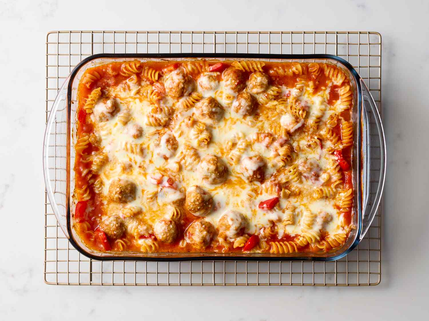 Dump and Bake Meatball Casserole