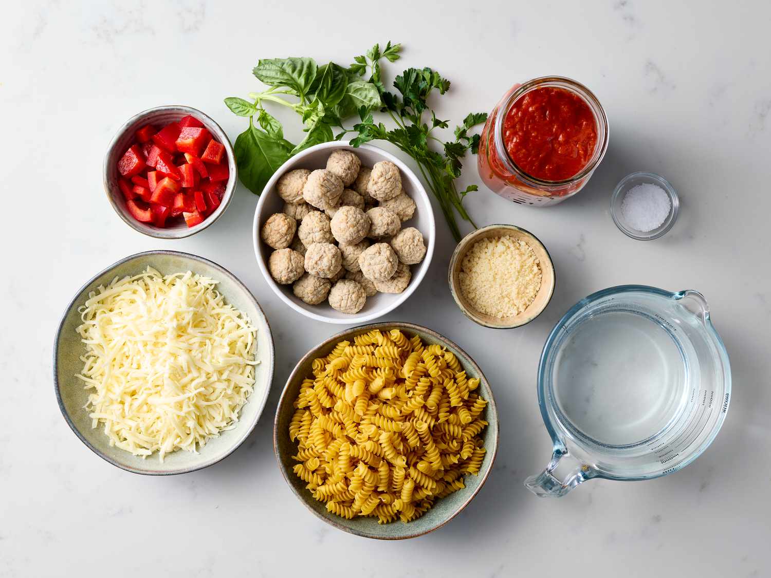 Dump and Bake Meatball Casserole