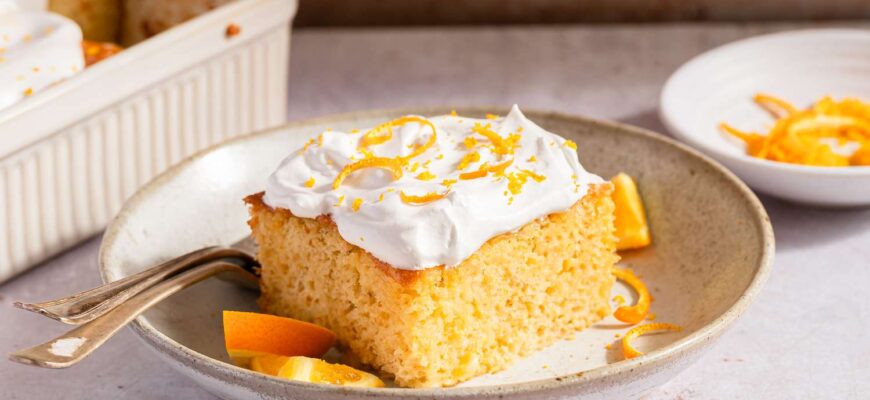 Creamsicle Sheet Cake