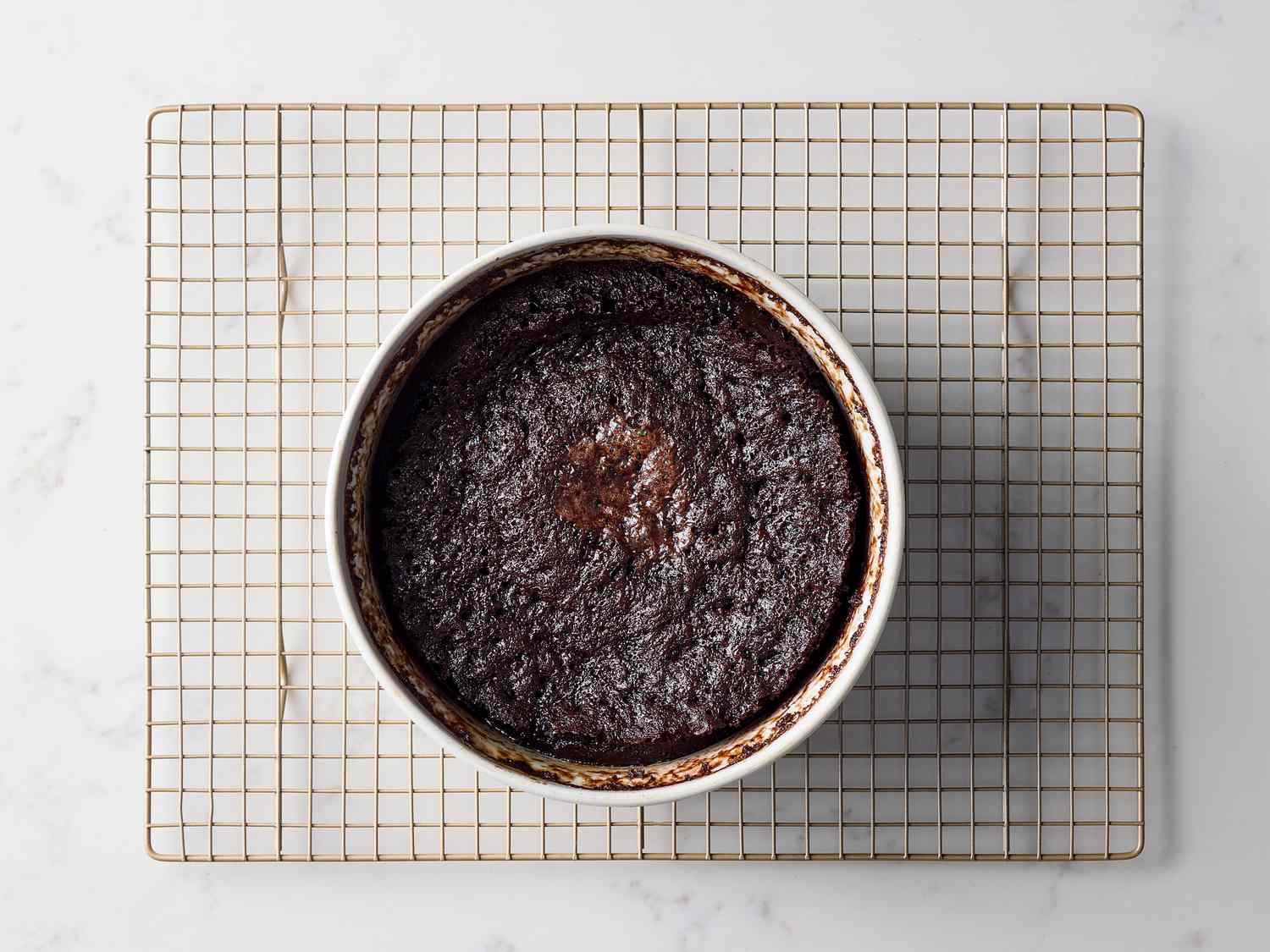 Microwave Chocolate Pudding Cake