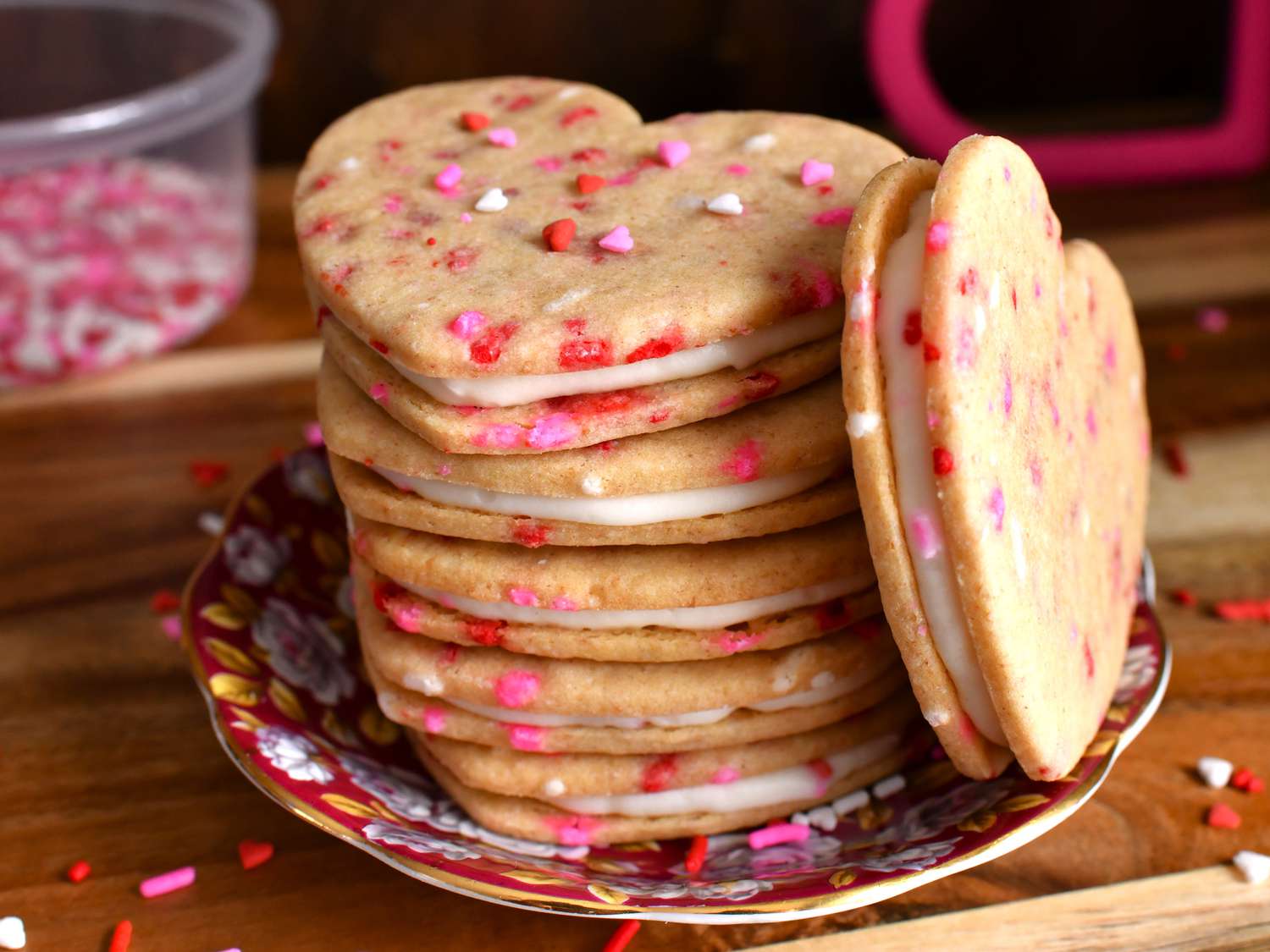 Funfetti Cheesecake Sandwich Cookies