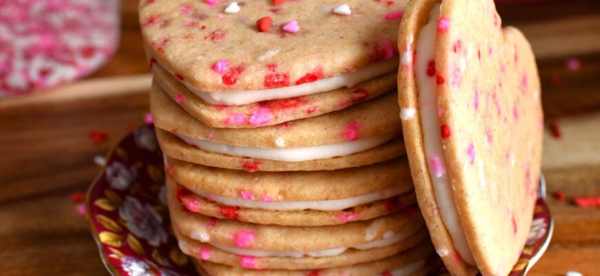 Funfetti Cheesecake Sandwich Cookies