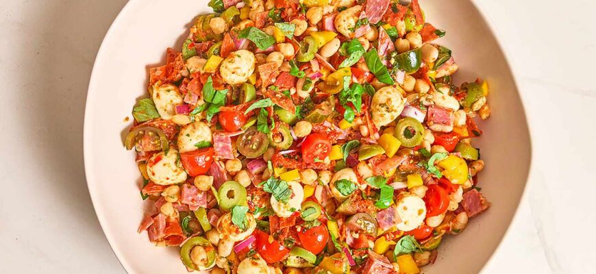 Supreme Pizza Bean Salad