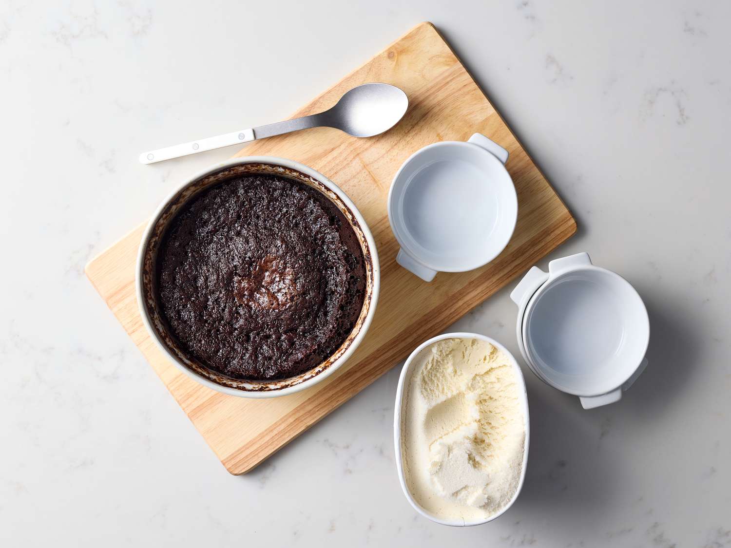 Microwave Chocolate Pudding Cake