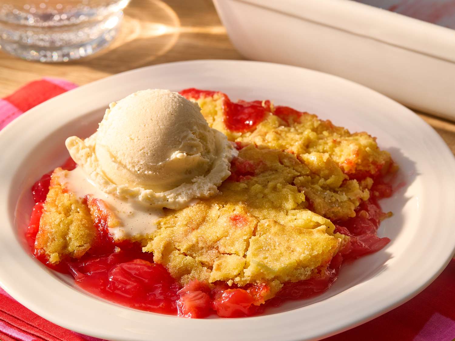 Aunt Kaye’s 5-Ingredient Rhubarb Dump Cake Tastes ‘Just Like Grandma Used To Make’