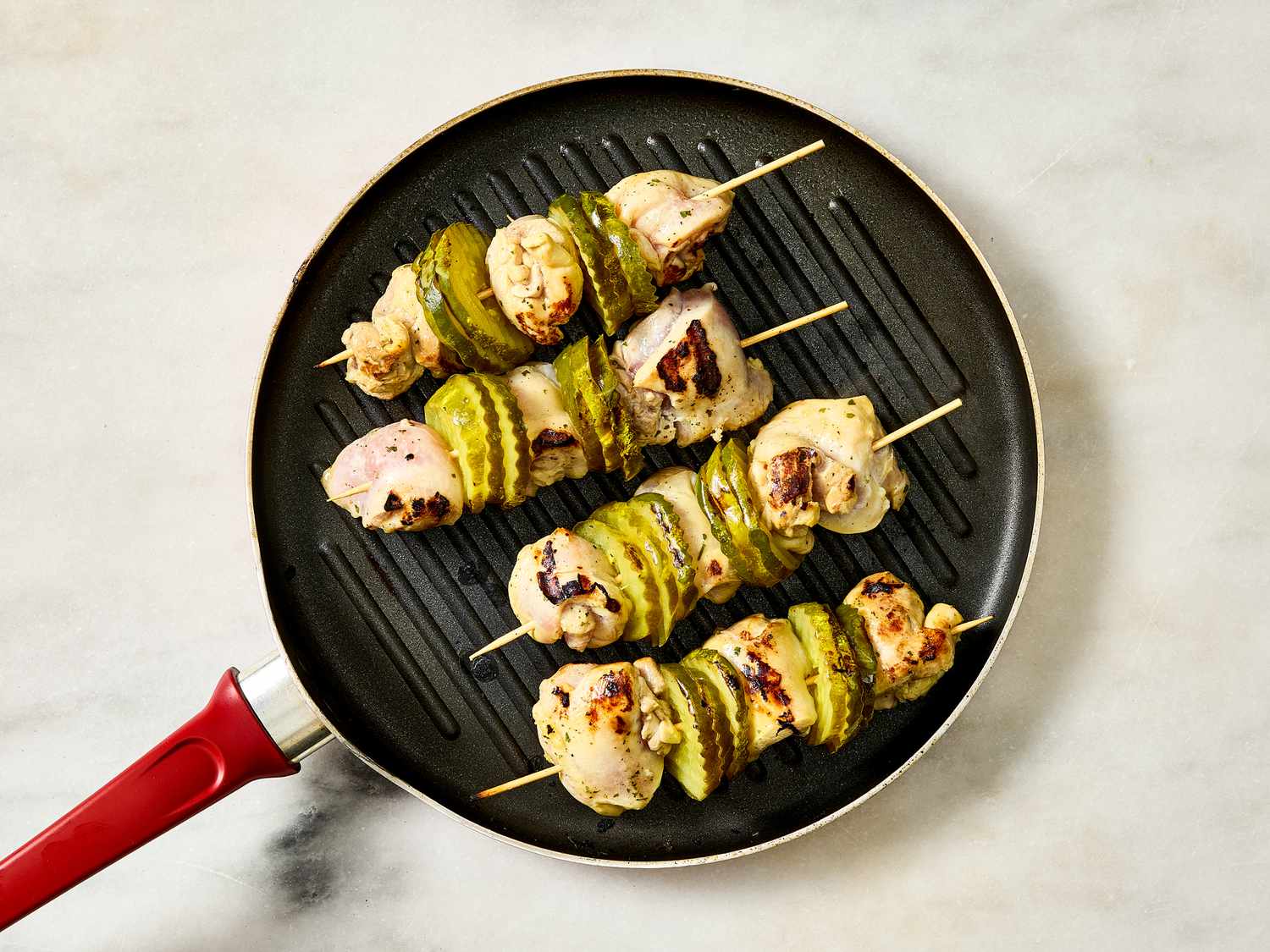 Dill Pickle Chicken Skewers