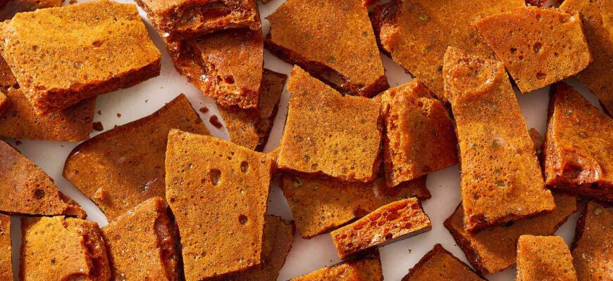 Carrot Honeycomb Toffee