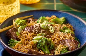 Beef and Broccoli Ramen Stir Fry