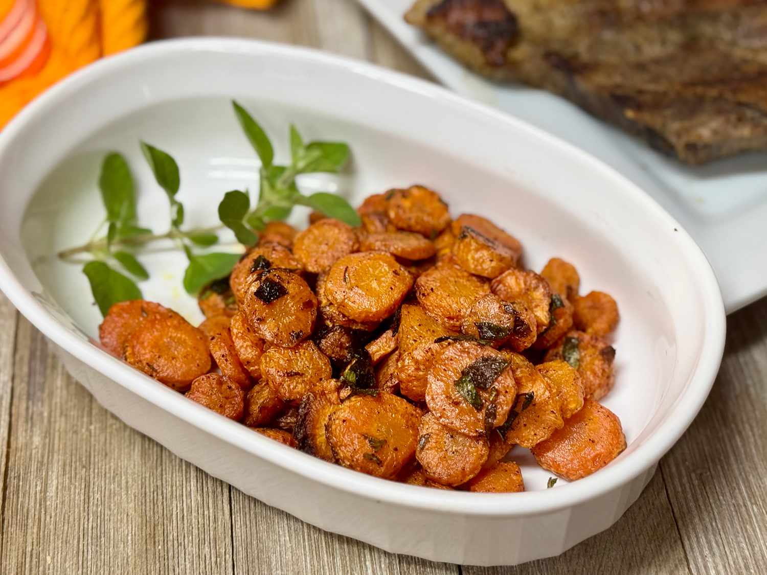 Oregano Roasted Carrots