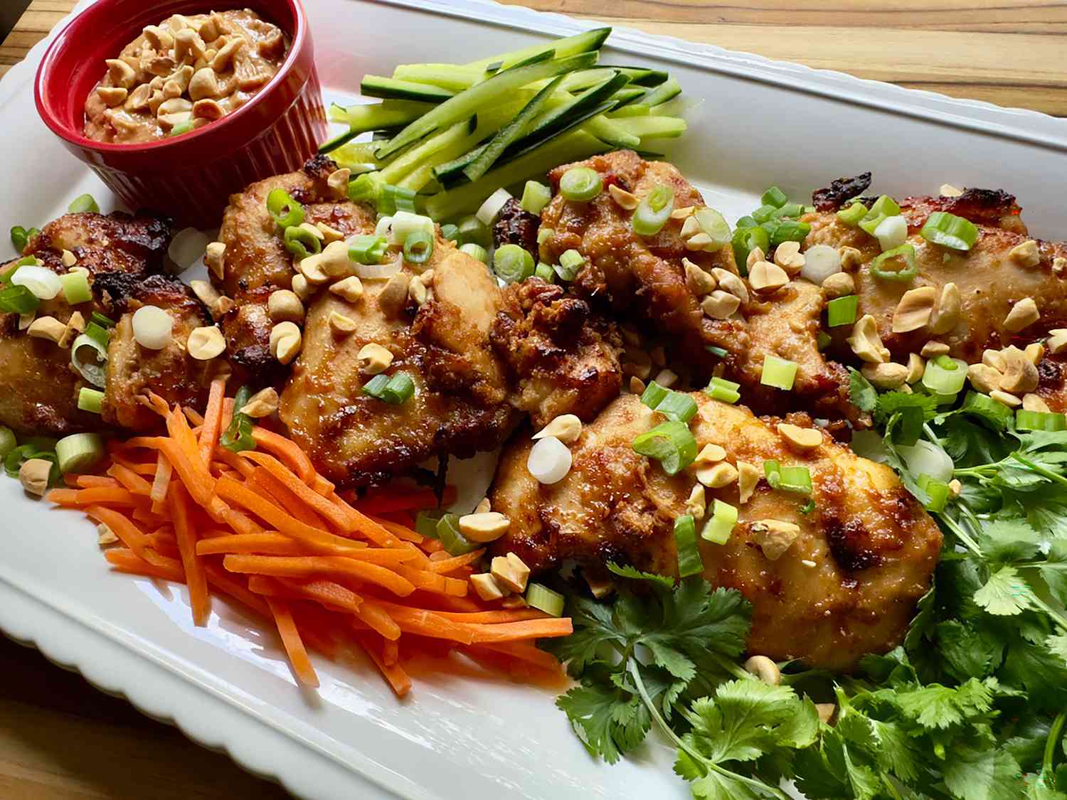 Air Fryer Peanut Chicken