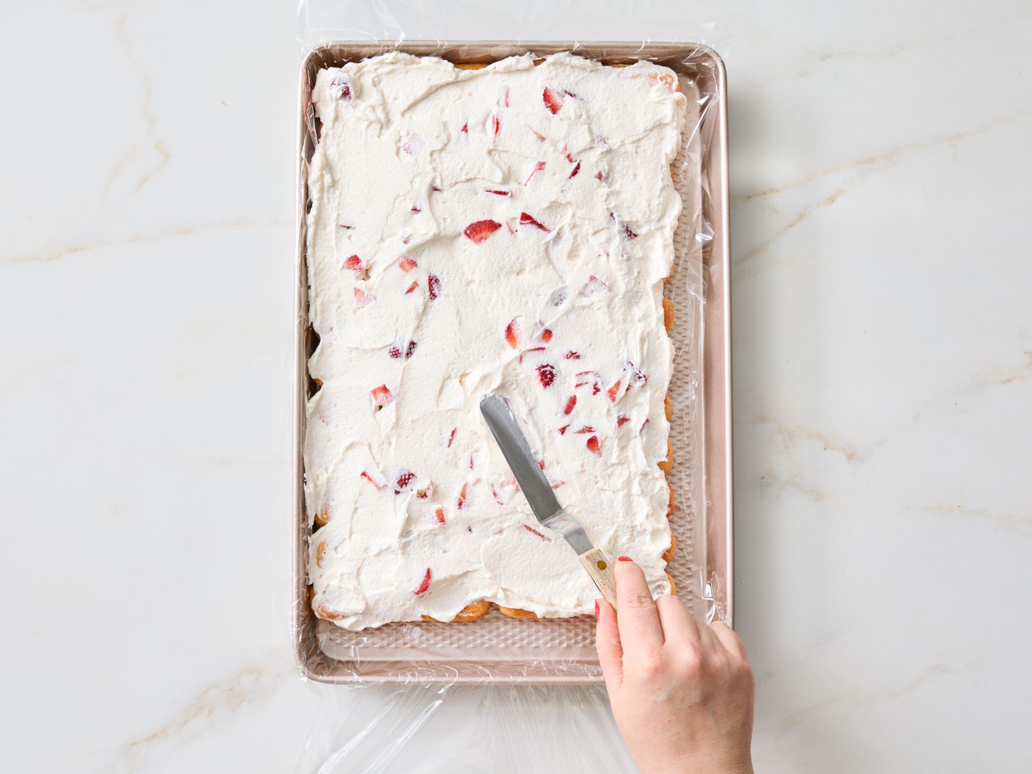 Strawberry Tiramisu Roll