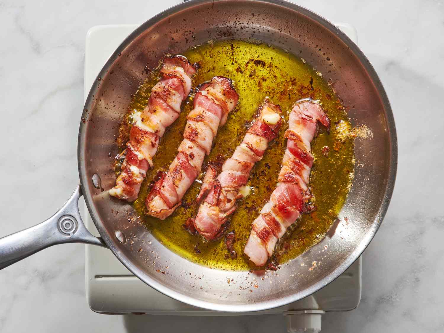 2-Ingredient Bacon-Wrapped Mozzarella Sticks