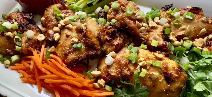 Air Fryer Peanut Chicken