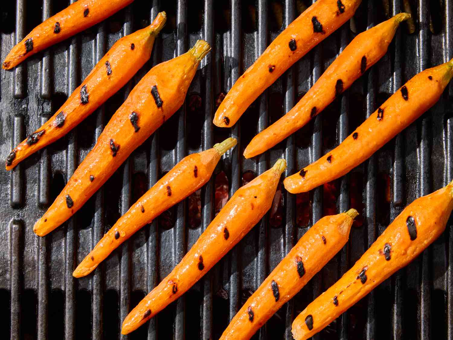 Hot Honey Grilled Carrots