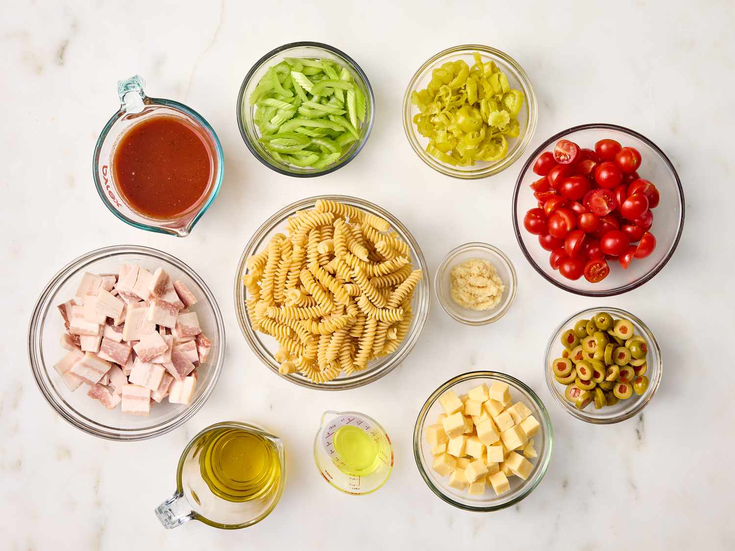 Bloody Mary Pasta Salad