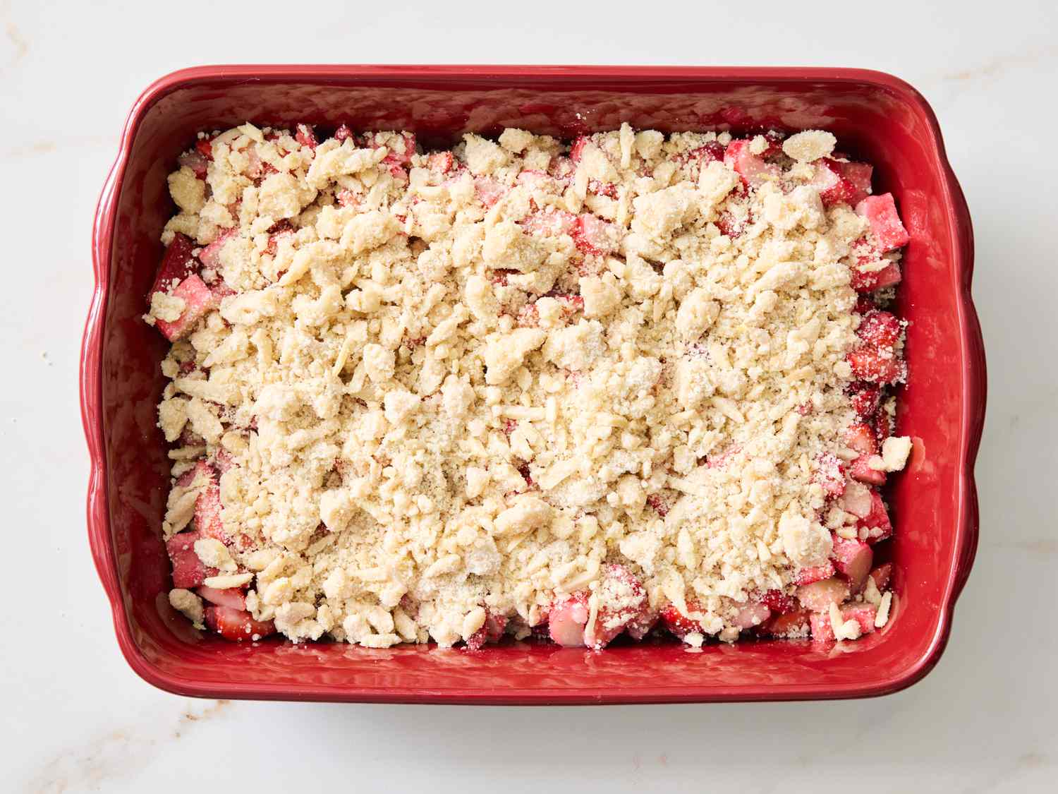 Strawberry Rhubarb Crumble