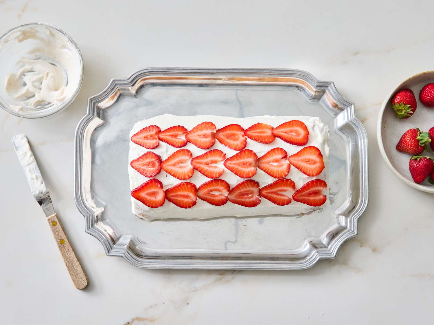 Strawberry Tiramisu Roll