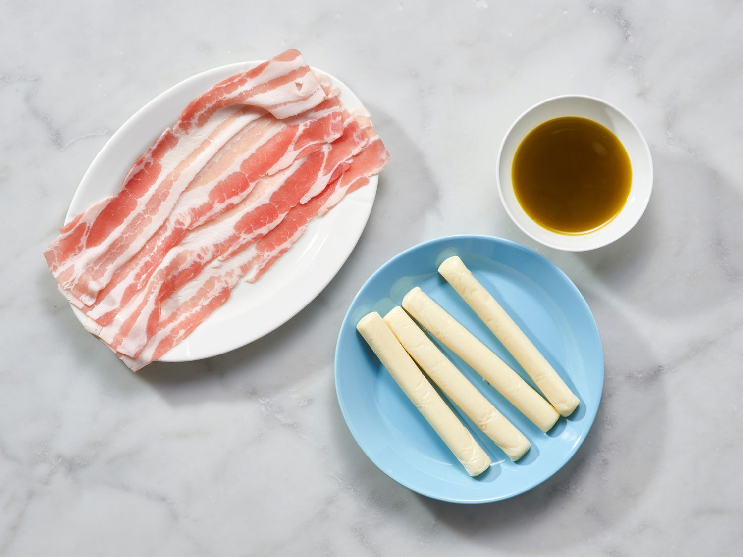 2-Ingredient Bacon-Wrapped Mozzarella Sticks