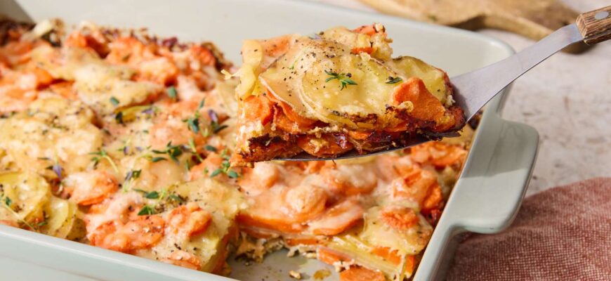 Carrot Potato Gratin