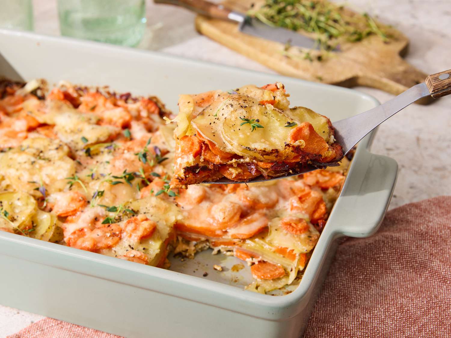 Carrot Potato Gratin