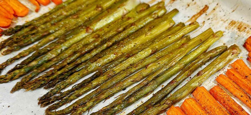 Roasted Asparagus and Carrots