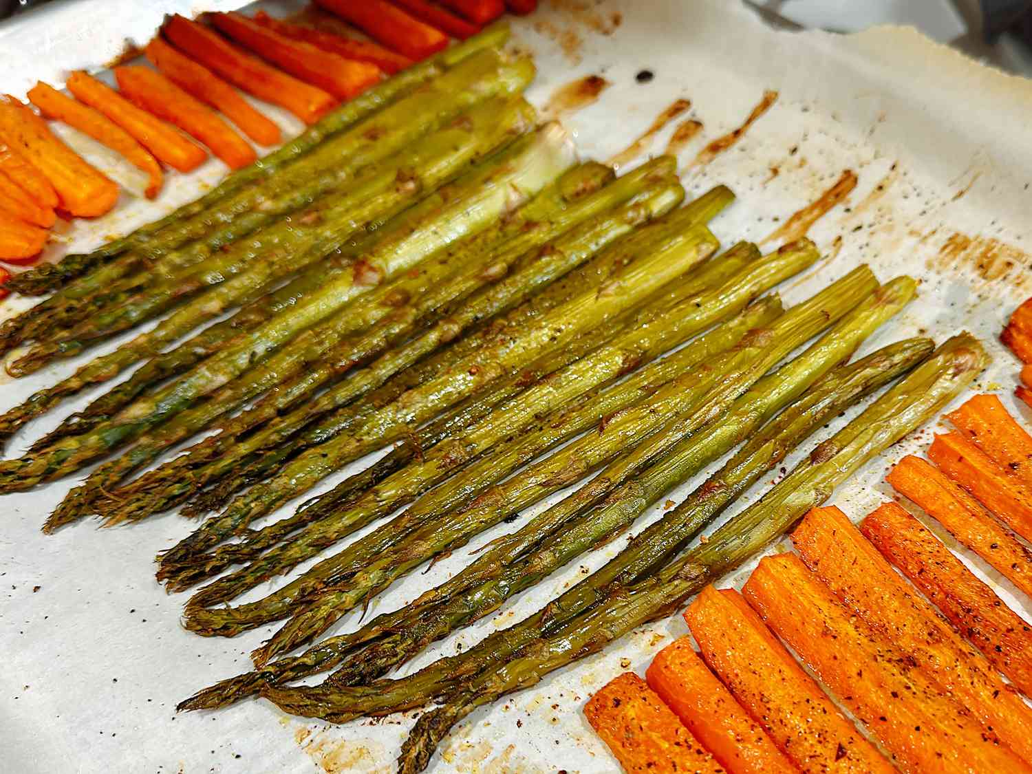 Roasted Asparagus and Carrots