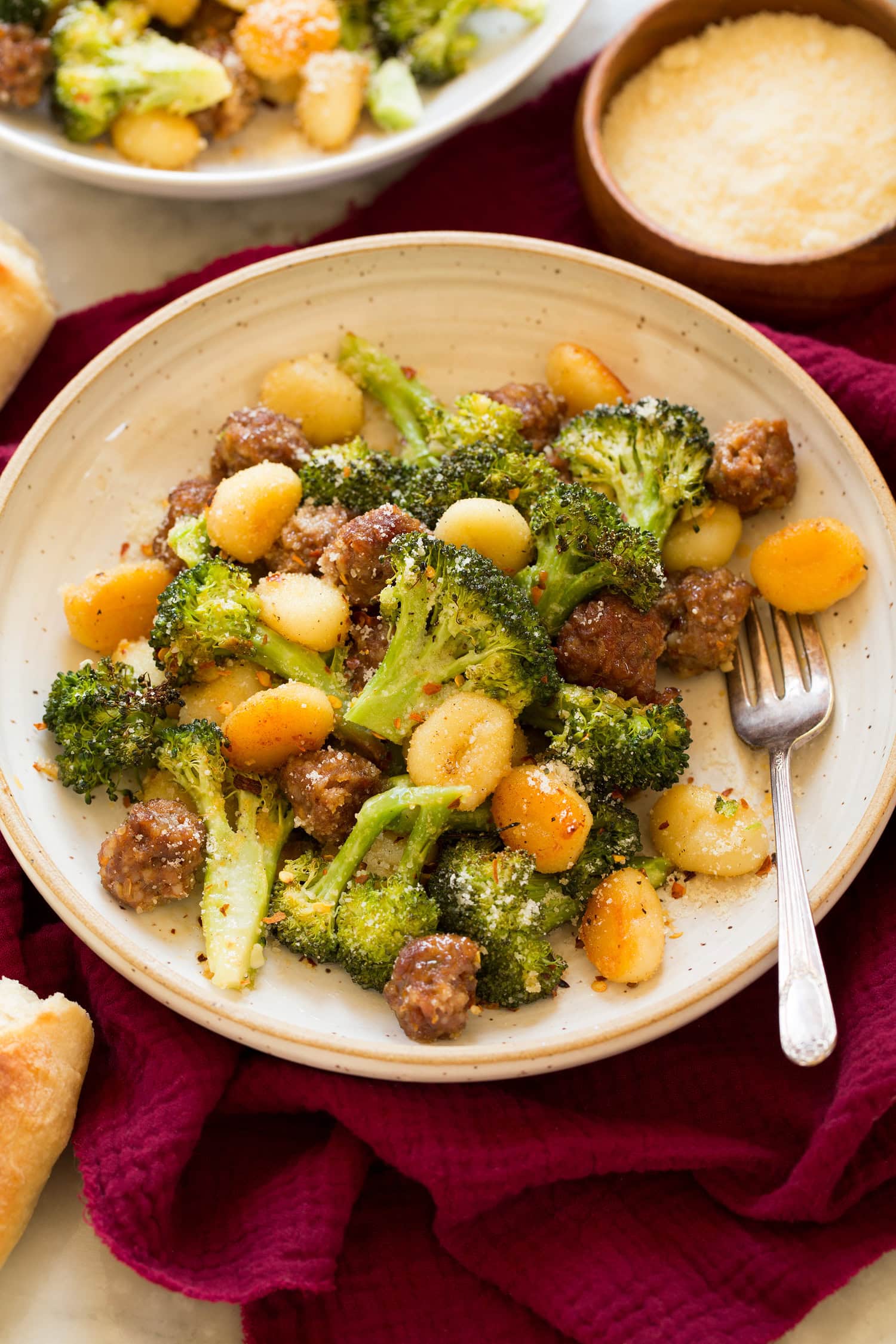Sheet Pan Gnocchi with Sausage and Broccoli