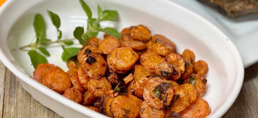 Oregano Roasted Carrots