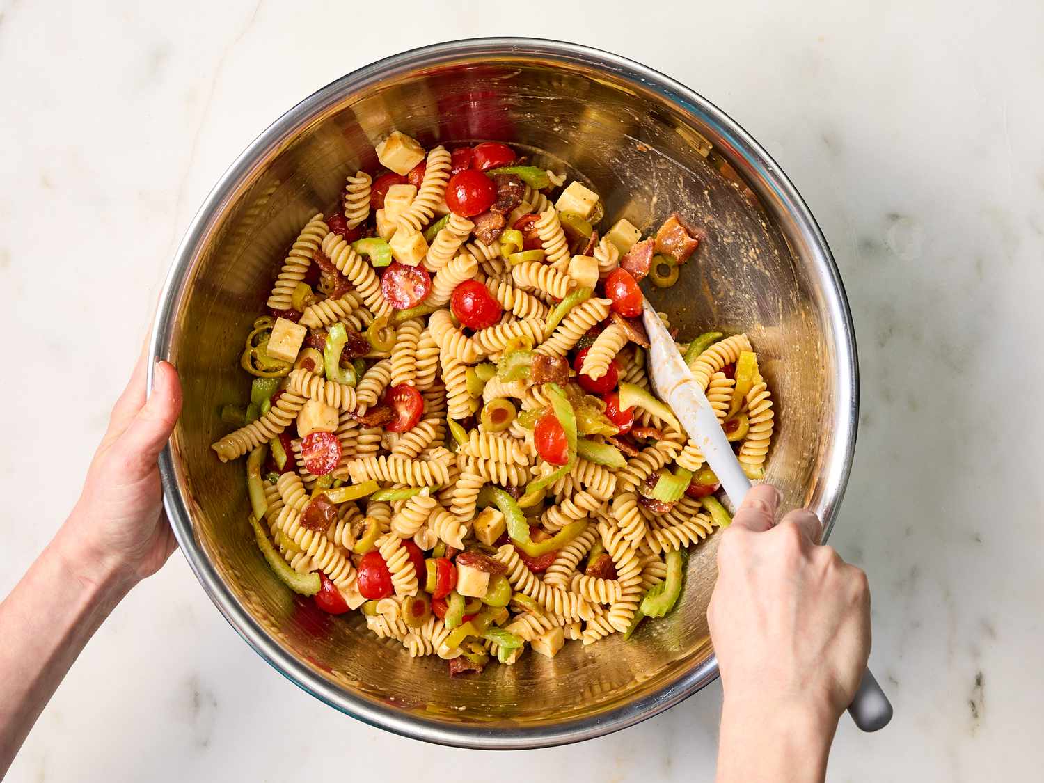 Bloody Mary Pasta Salad